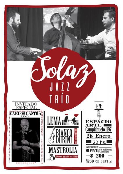 SOLAZ trio con Carlos Lastra