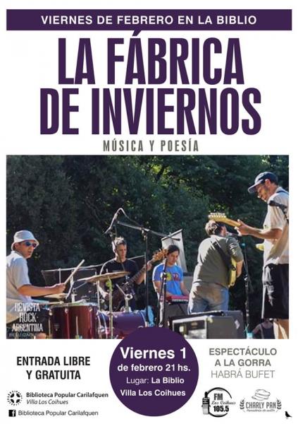 La f&aacute;brica de Inviernos: M&uacute;sica y poes&iacute;a