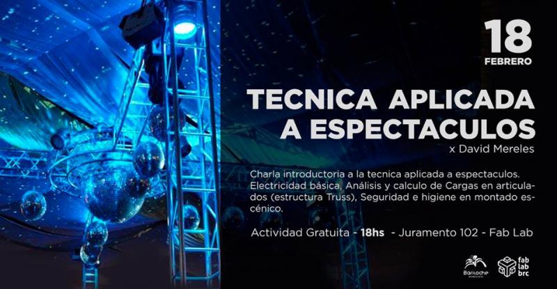 Charla: T&eacute;cnica aplicada a espect&aacute;culos