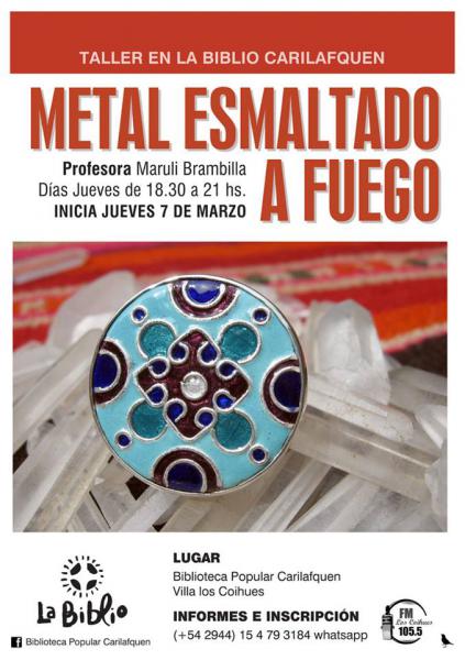 Taller metal esmaltado a fuego