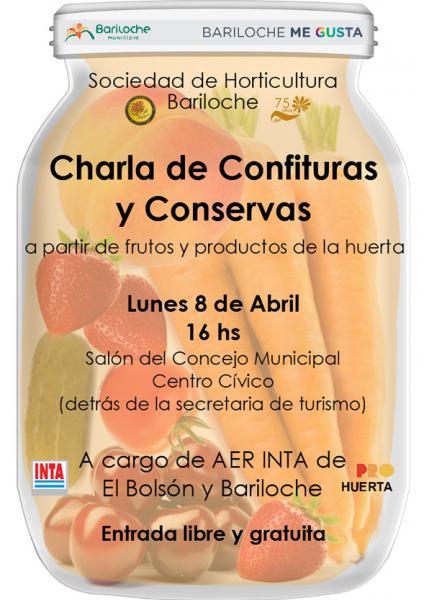 Charla de confituras y conservas