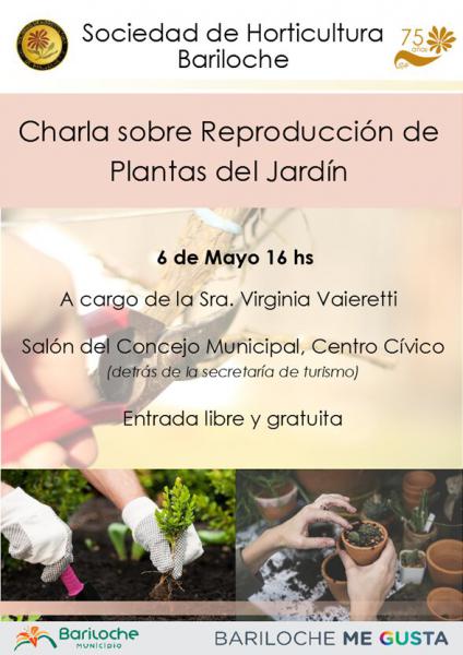 Charla sobre reproducci&oacute;n de plantas de jard&iacute;n