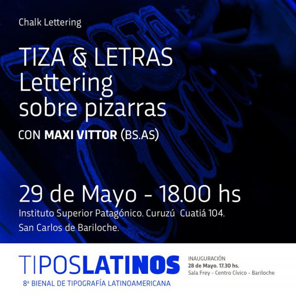 Tiza & Letras: Lettering sobre pizarras