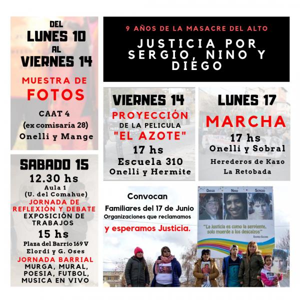 Actividades por el 17 de Junio