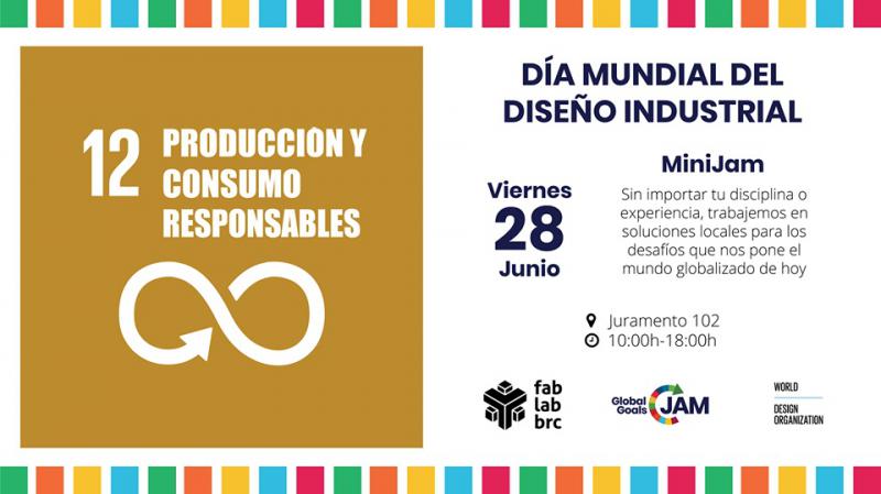 D&iacute;a Mundial del Dise&ntilde;o Industrial: MiniJam de producci&oacute;n y consumo responsable