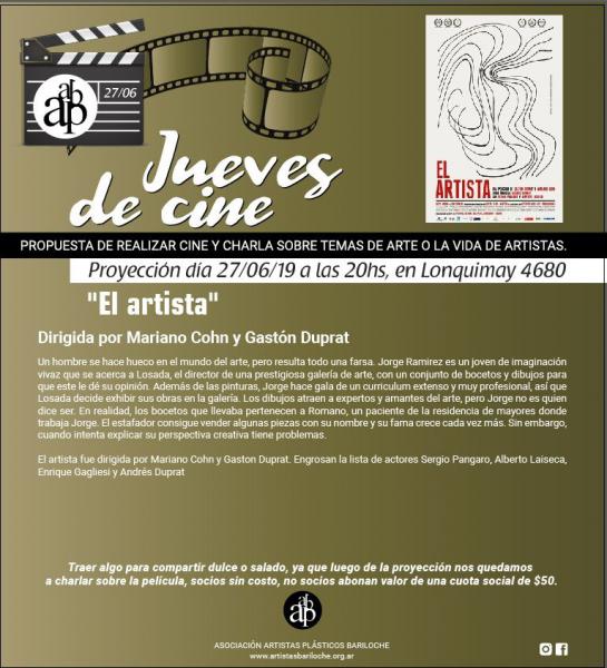 Jueves de cine en la AAPB: 'El artista'