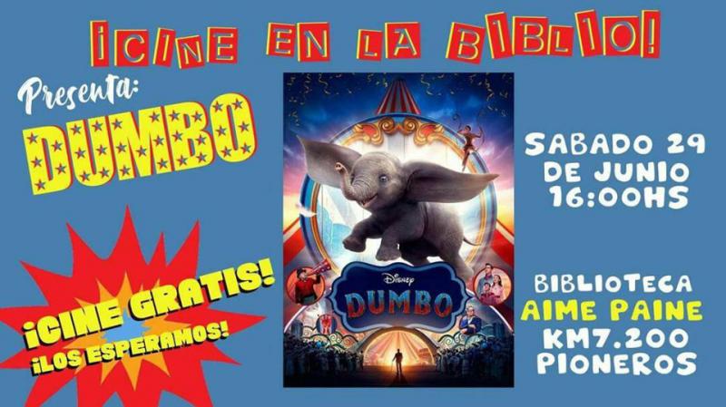 Cine infantil en la bilbio Aim&eacute; Pain&eacute;: 'Dumbo'