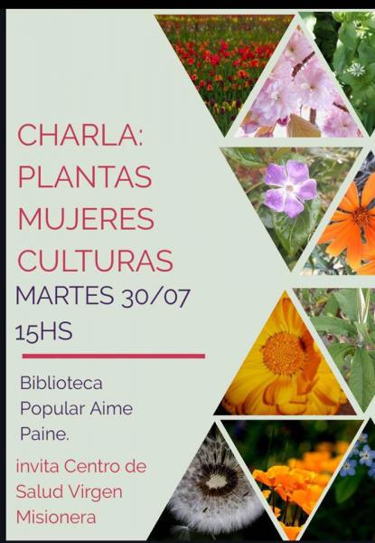 Charla: Plantas, mujeres, culturas