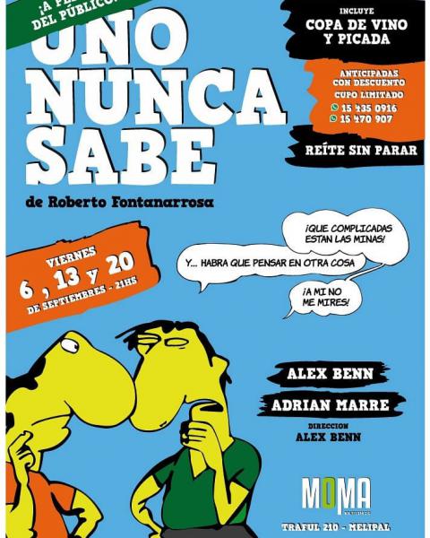 'Uno nunca sabe' de Roberto Fontanarrosa