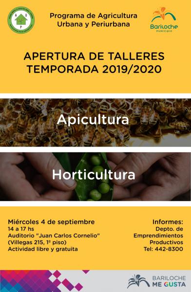 Llegan los nuevos talleres Agricultura Urbana y Periurbana