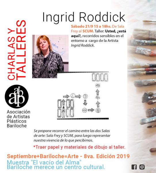 Taller: Usted, &iquest;est&aacute; aqu&iacute;? con Ingrid Roddick