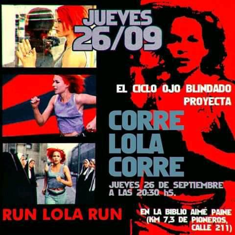 Ciclo de cine El Ojo Blindado proyecta: 'Corre Lola Corre'