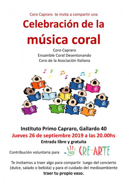 Celebraci&oacute;n de la M&uacute;sica Coral