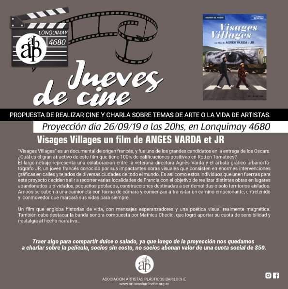 Jueves de cine en la AAPB: 'Visages Villages'