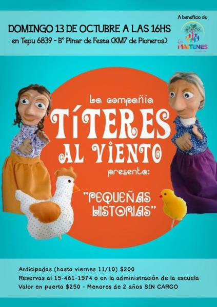 T&iacute;teres al viento presenta 'Peque&ntilde;as Historias'