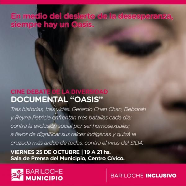 Cine Debate de la Diversidad: se proyecta Oasis