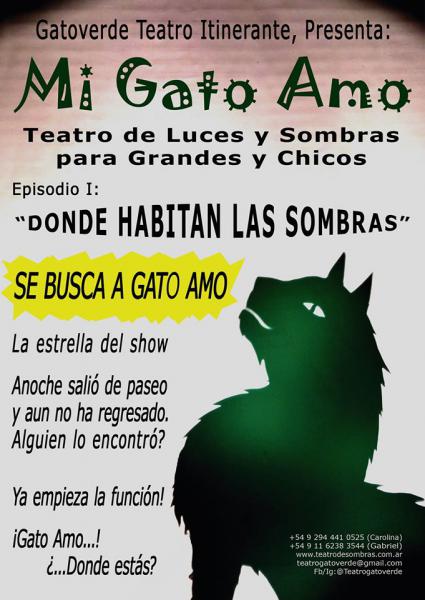 Teatro de luces y sombras para toda la familia: Mi Gato Amo