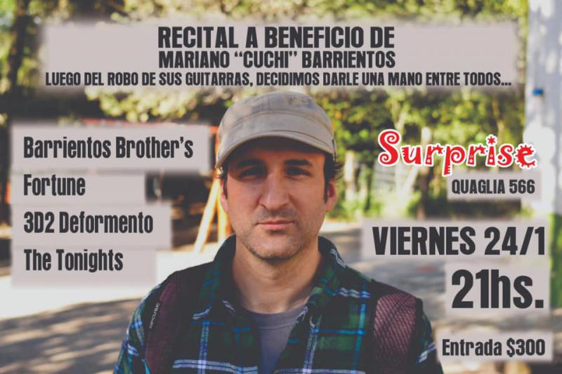 Recital a beneficio de Mariano 'Cuchi' Barrientos