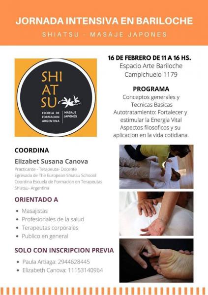 Shiatsu masaje japon&eacute;s jornada intensiva