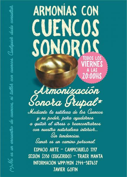 Armon&iacute;as con cuencos sonoros