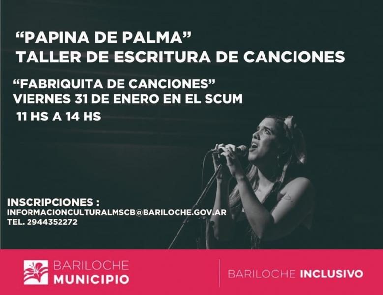 'Papina de Palma' Taller de escritura de canciones