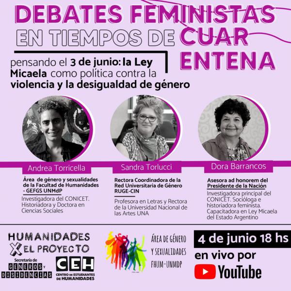 Debate feminista en tiempos de cuarentena