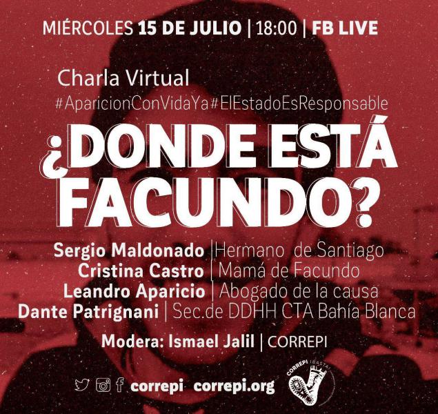 Charla: &iquest;D&oacute;nde est&aacute; Facundo?