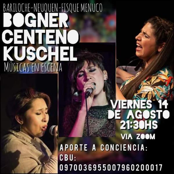 Bogner, Centeno y Kuschel juntas en escena !