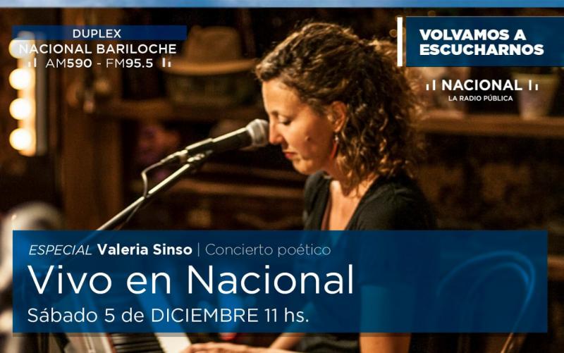  Valeria Sinso en Vivo en Nacional