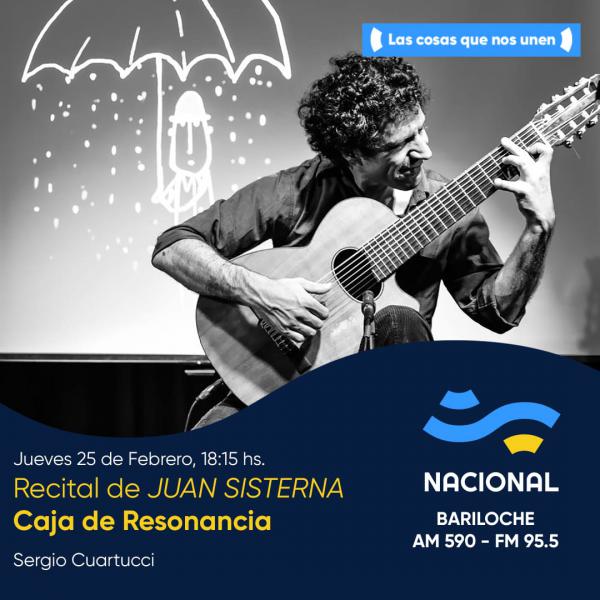 Recital de Juan Sisterna en Caja de Resonancia