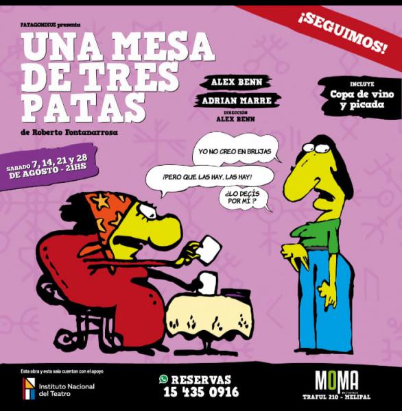 Teatro: Una mesa de tres patas