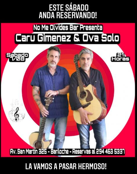 Caru Gim&eacute;nez y Ova Solo en vivo