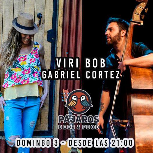 Viri Bob y Gabriel Cortez en vivo