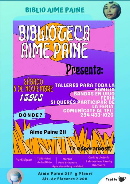 Festival en la Biblio Aim&eacute; Pain&eacute;