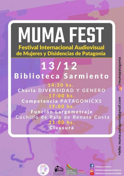 MuMA Fest: Festival Internacional Audiovisual de Mujeres y Disidencias de la Patagonia