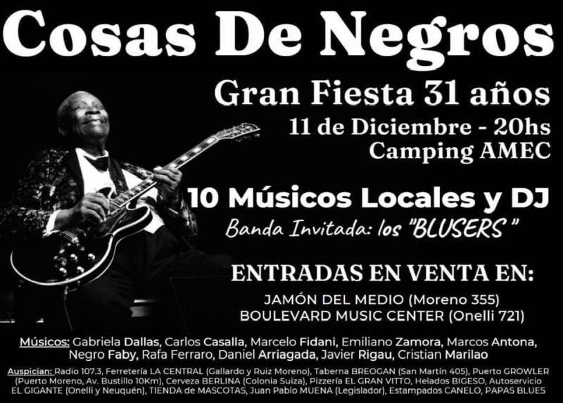 Gran fiesta Cosa de Negros 31 a&ntilde;os