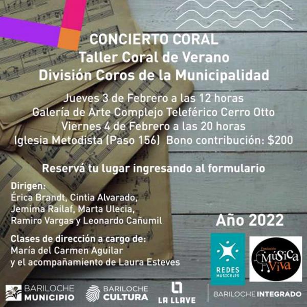 Taller Coral de Verano