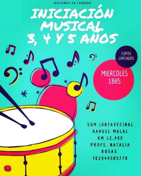 Iniciaci&oacute;n musical para 3, 4 y 5 a&ntilde;os