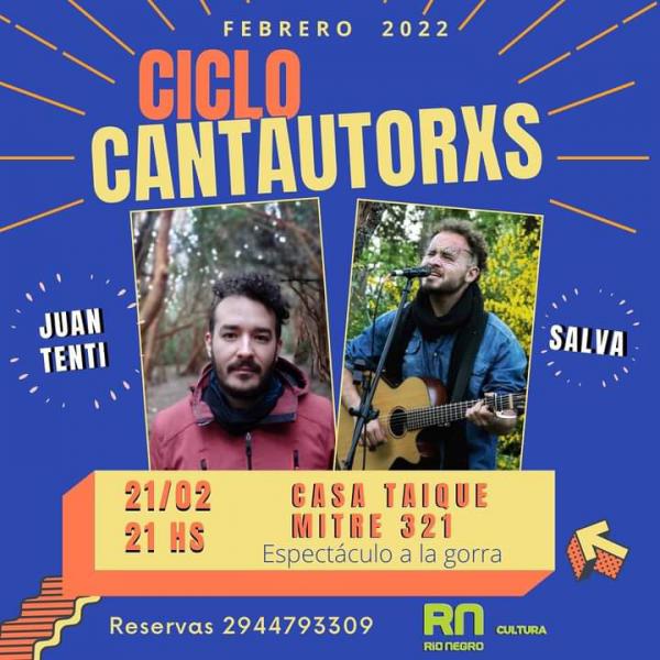 Ciclo Cantautorxs: Juan Tenti, Salva