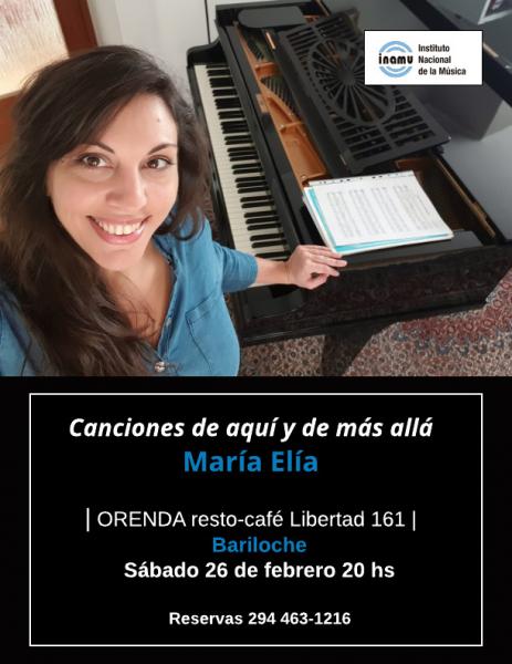 Canciones de aqu&iacute; y de m&aacute;s alla - Mar&iacute;a Elia