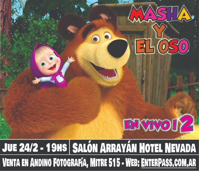 Masha y el oso en vivo