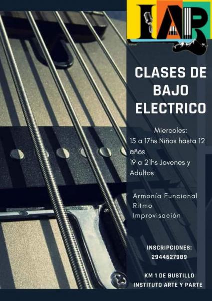 Clases de bajo el&eacute;ctrico