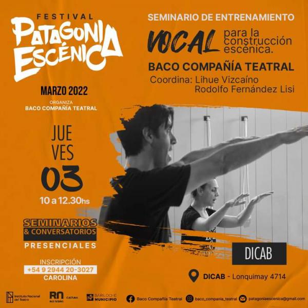 Seminario de entrenamiento vocal para la construcci&oacute;n esc&eacute;nica