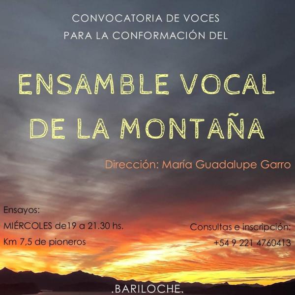 Convocatoria de voces para la confirmaci&oacute;n del Ensamble Vocal de la Monta&ntilde;a