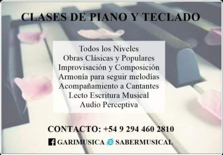 Clases de piano y teclado