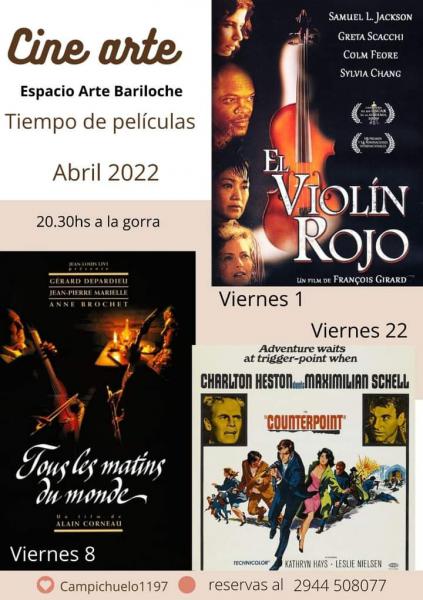 Cine en Espacio Arte - Tiempo de pel&iacute;culas