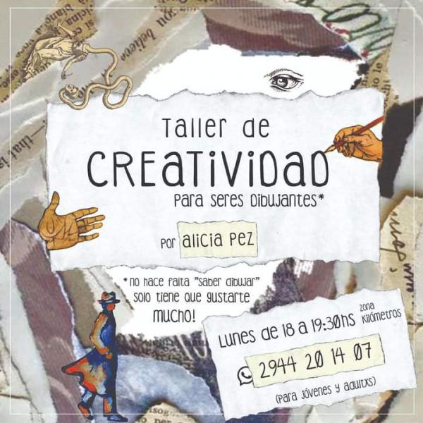 Taller de creatividad para seres dibujantes