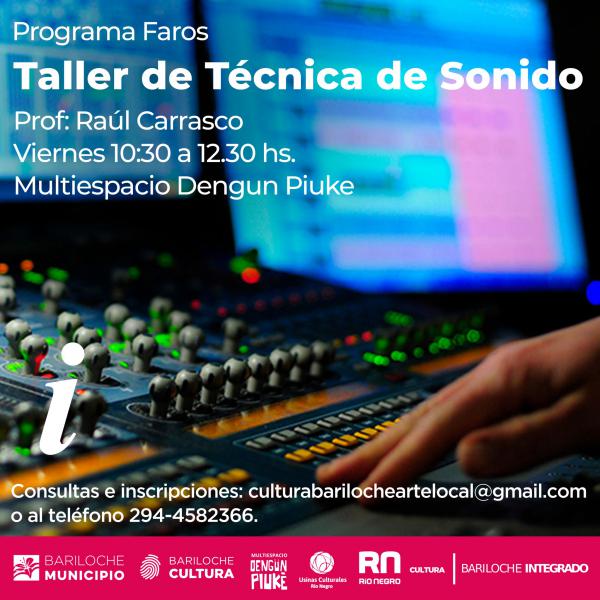 Taller de t&eacute;cnica de sonido