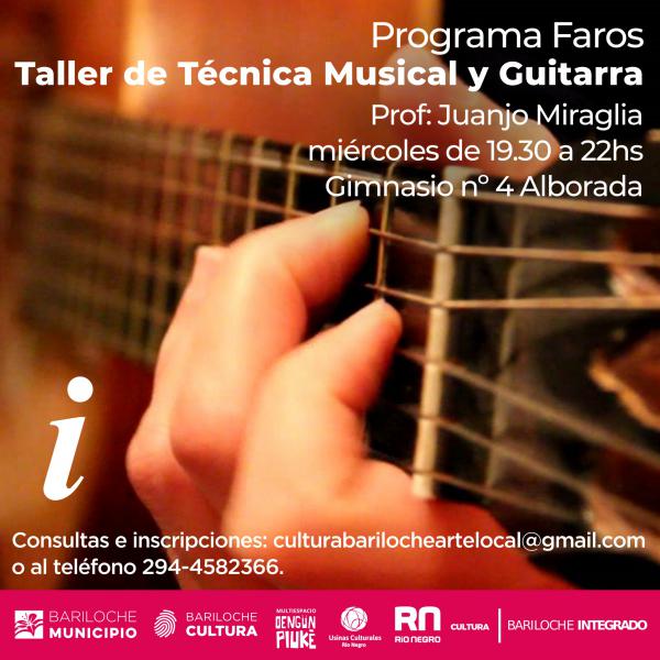 Taller de T&eacute;cnica musical y guitarra