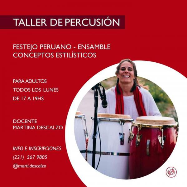 Taller de percusi&oacute;n